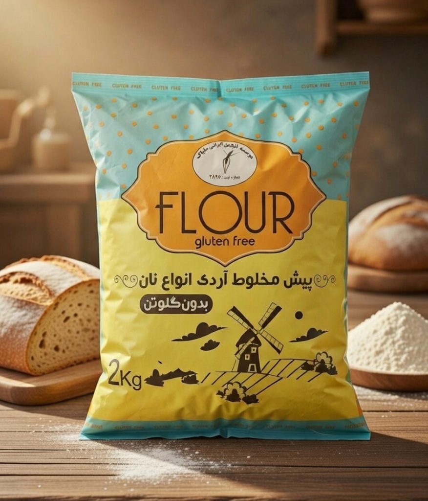 آرد پرمیکس انحمن ایرانی سلیاک