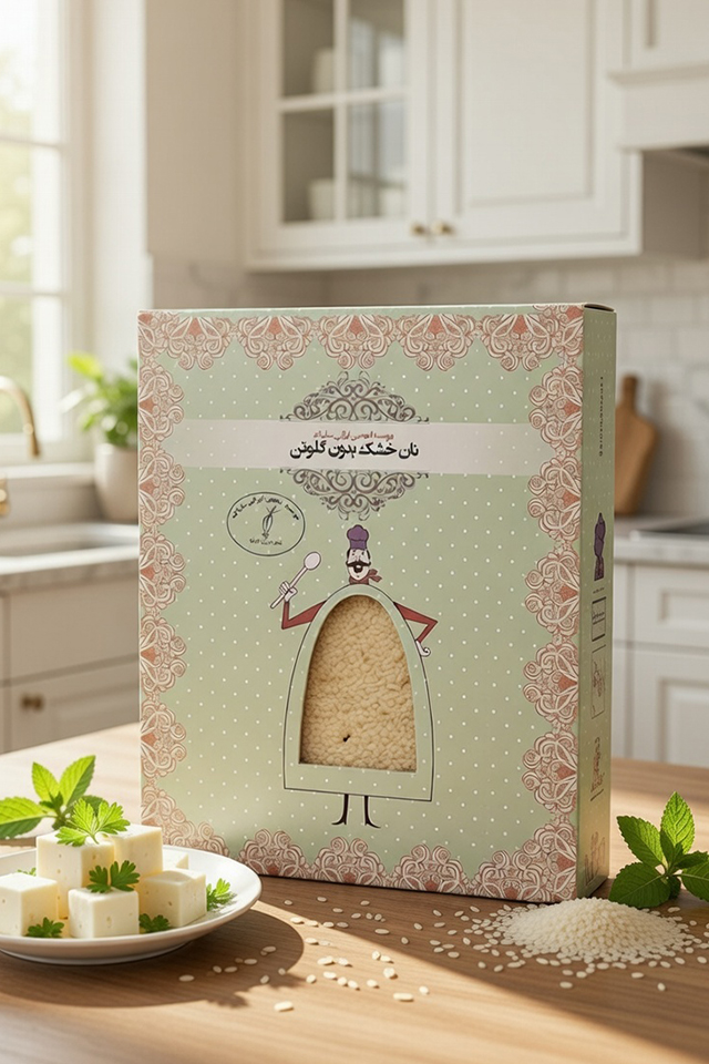 نان خشک بدون گلوتن انجمن ایرانی سلیاک