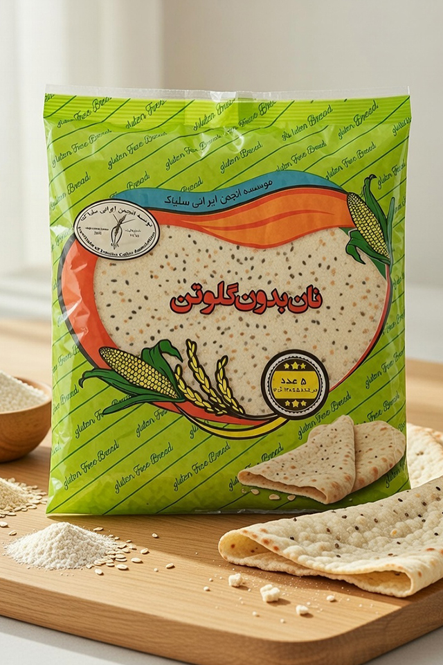 نان لواش بدون گلوتن انجمن ایرانی سلیاک