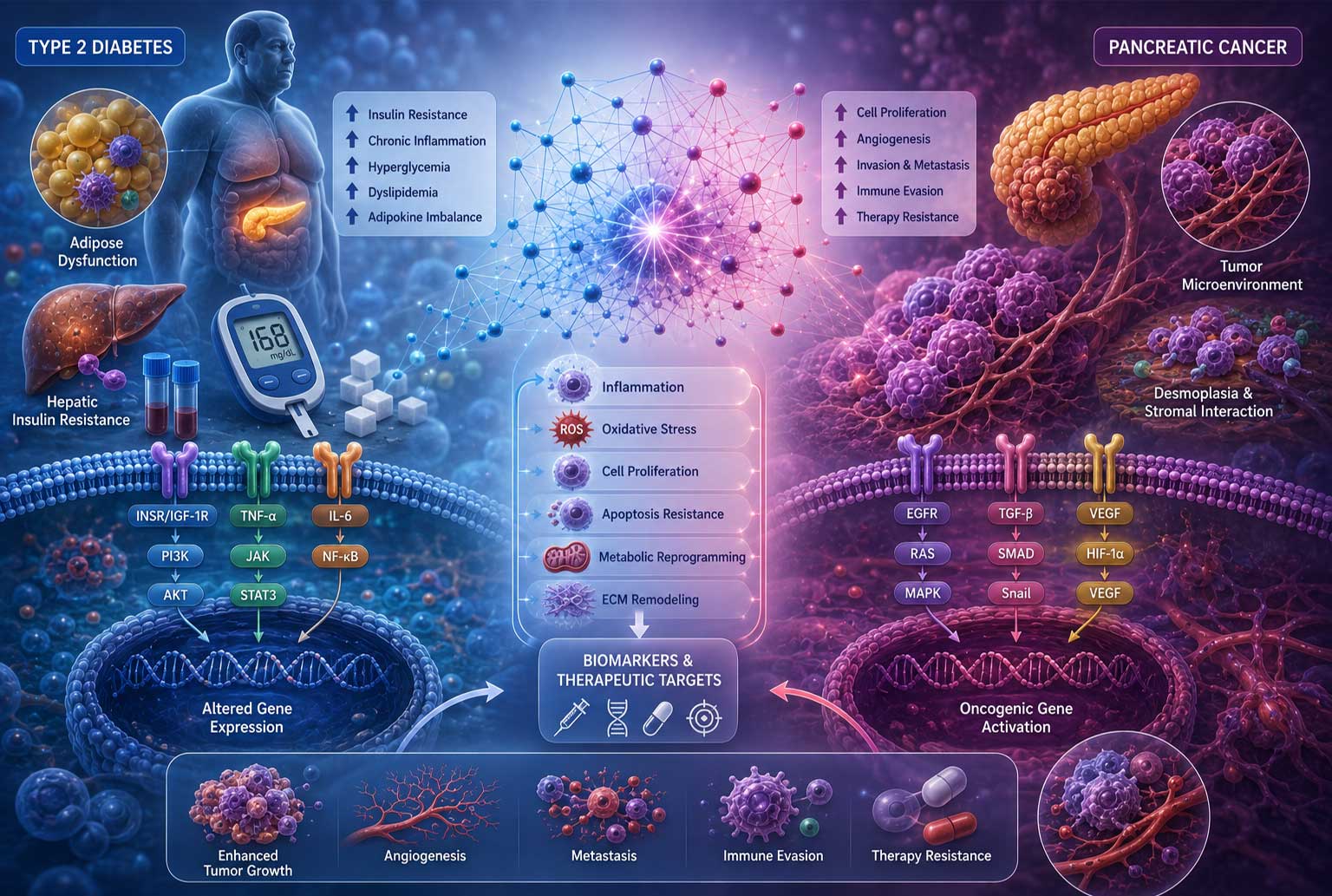Deciphering the molecular crosstalk
