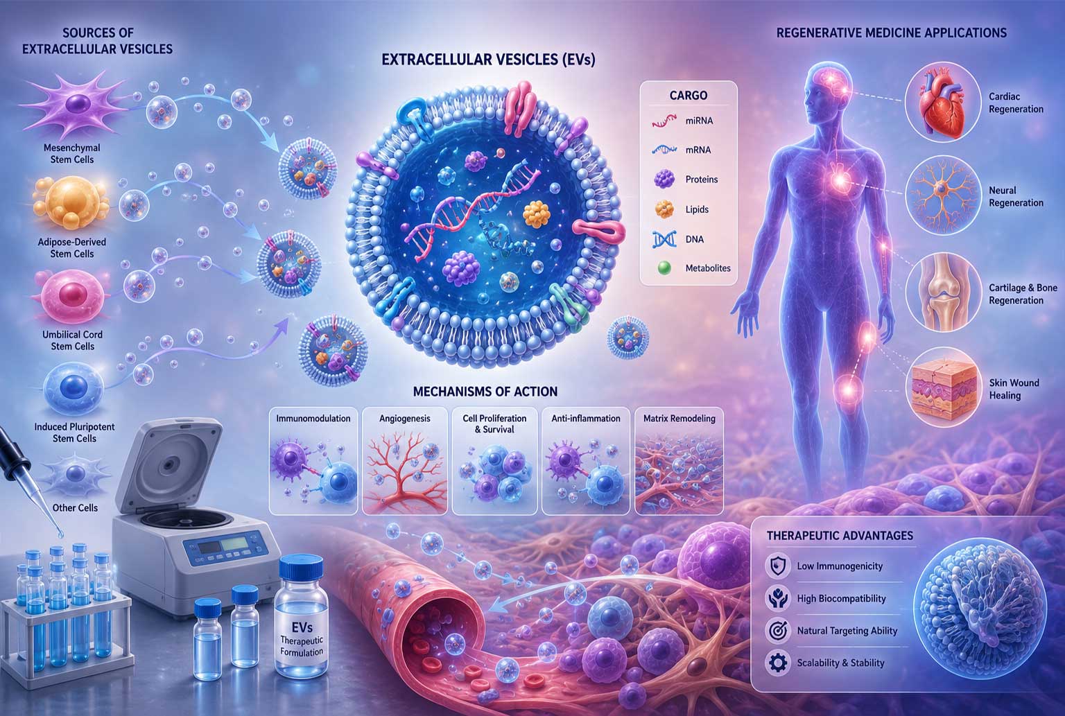 Extracellular vesicles: unlocking therapeutic potential in regenerative medicine
